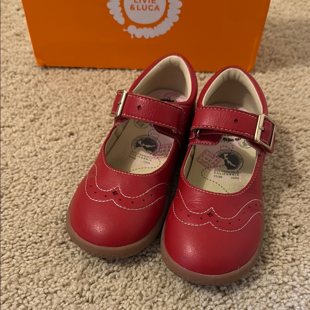 Livie & Luca Red Kids Shoes